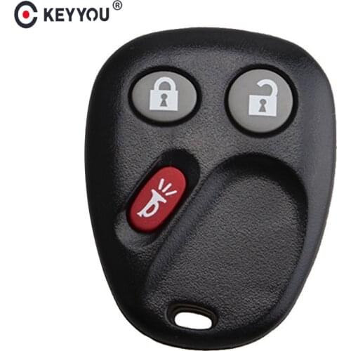 KEYYOU Remote Entry Keyless Key Shell Case Fob For GM For Buick For Chevrolet 3 Buttons