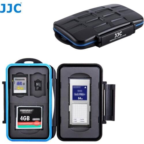 JJC Memory Card Case Holder Storage for SD SDHC CF XD SXS XQD Cards Waterproof Box for Canon Nikon Sony Fuji Olympus DSLR Camera