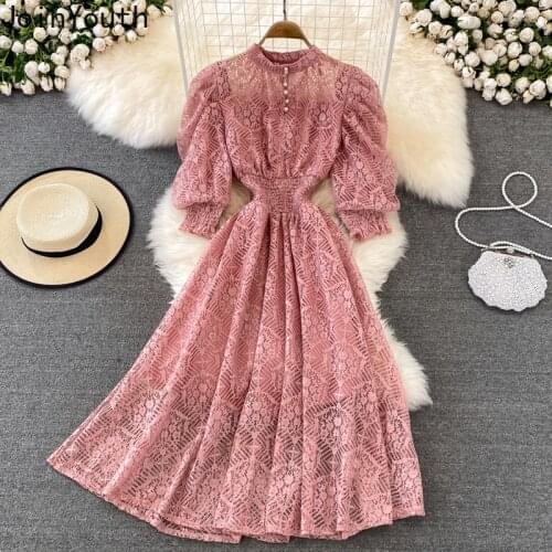 JoinYouth Summer Dresses With Lace