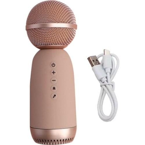 K5DD 5 Color Optional Wireless Bluetooth Microphone with Easy Selfie Mode for Birthday Party KTV and Travel Singing