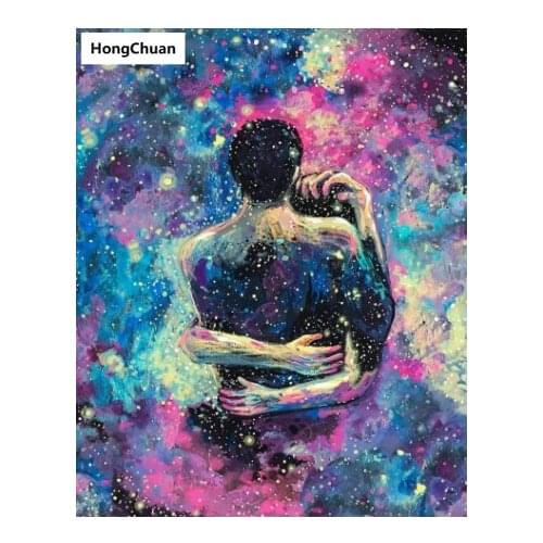 Embracing Couple Figure 5D DIY Full Square/Round Diamond Painting Home Decoration Diamond Embroidery Diamond Inlaid Cross Stitch