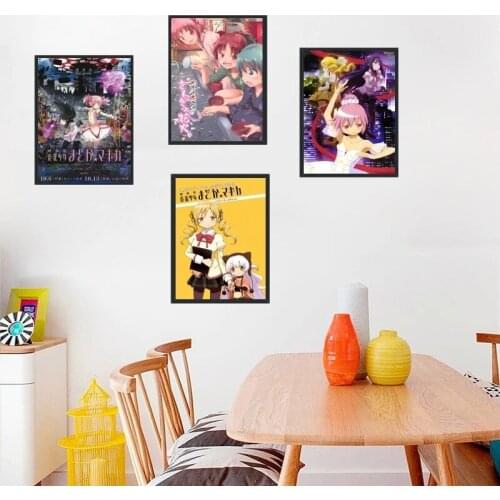 Canvas Hd Prints Pictures Anime Wall Art Paint Home Decoration Modular Modern Magi Madoka Magica Poster For Living Room No Frame