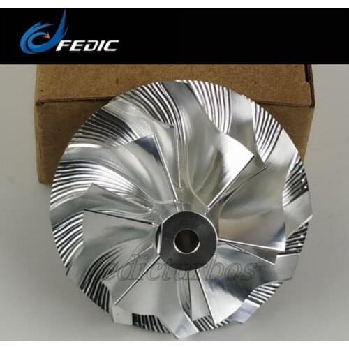 MFS billet turbo compressor wheel GTB2260VK 758353 7796315E turbine cold wheel for BMW X3 3.0D E83 218HP 160Kw M57D Tu2 2004