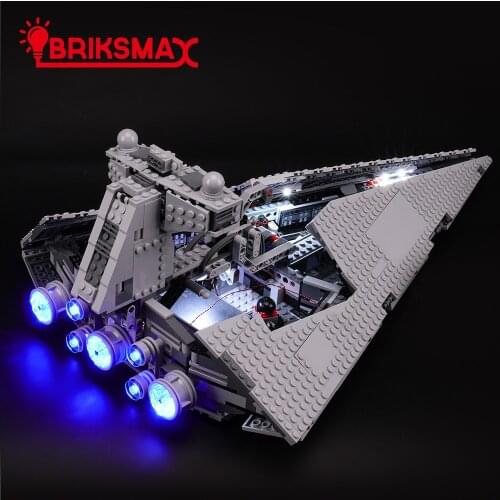BriksMax Light Kit For 75055 Star War Series Imperial Star Destroyer，(NOT Include The Model)