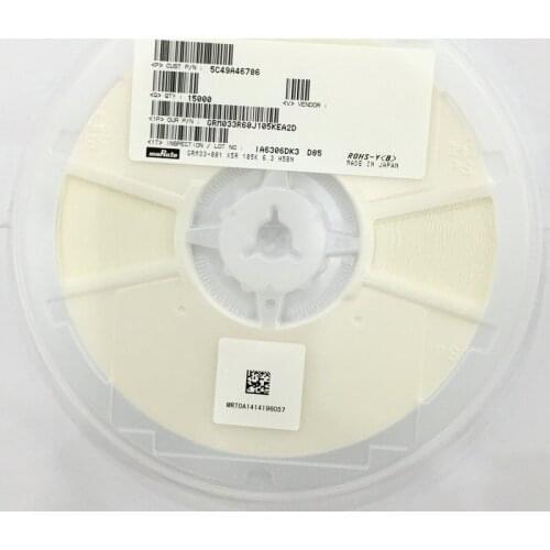 GJM0332C1E8R3DB01 0201/0603 0.1P-1000PF 25V 50v 4v 6.3v 10V 16V ±2% ±5% olerance C0G Monolithic Ceramic Chip Capacitor