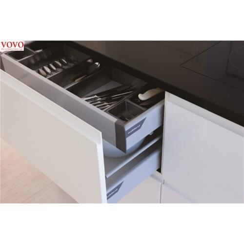 Handless style kitchen cabinet