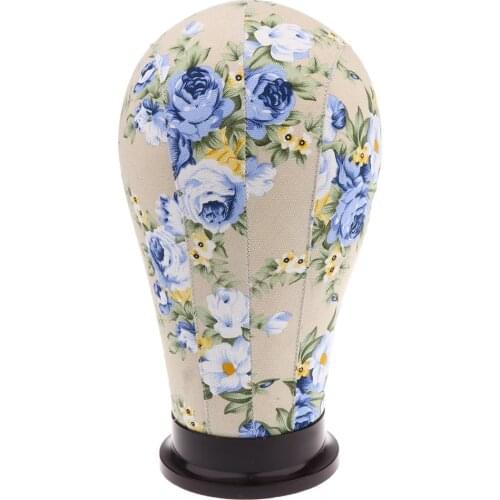 3x 22'' Manikin Mannequin Head for Salon Shop Wig Making Hat Scarf Displaying Stand