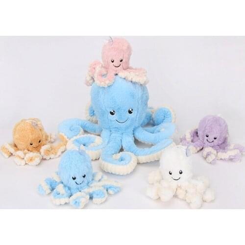 Lovely Simulation octopus Pendant Plush Stuffed Toy Soft Animal Home Accessories Cute Animal Doll Christmas Toys Xmas present