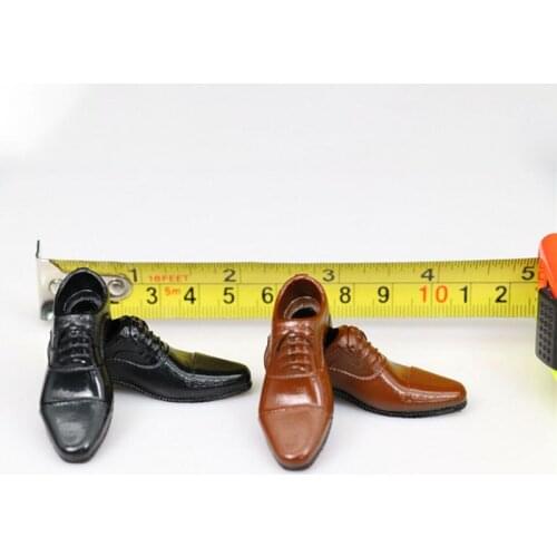 1/6 Scale Mens Shoes Model Leather Male Shoes Fit 12'' Figure Body Model Toys