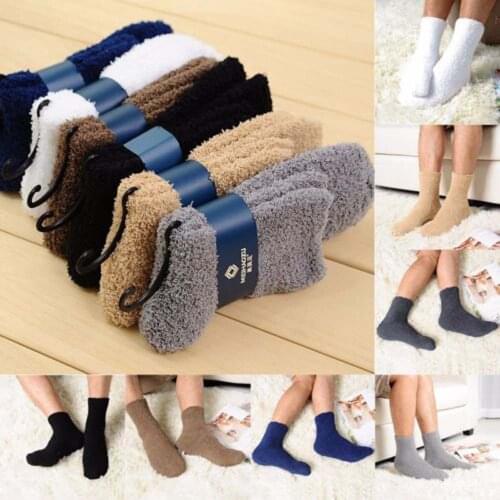 Hot sale Comfortable Extremely Cozy Pure Cashmere Socks Men Women Winter Warm Sleep Bed Floor Home Fluffy