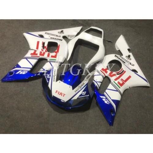 New ABS Plastic Shell Motorcycle Fairing Kits Fit For Yamaha YZF 600 R6 1998 1999 2000 2001 2002 Bodywork set Custom FIAT