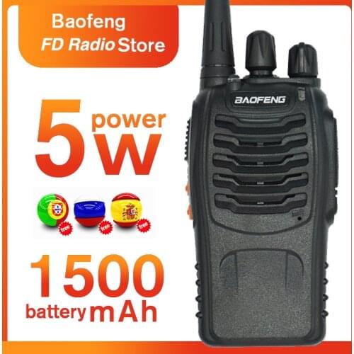 Baofeng BF 888S walkie talkie Portable CB Ham Radio bf 888S 5W Two Way Radio UHF Transceiver Radio Set With Earpiece Ham Radio