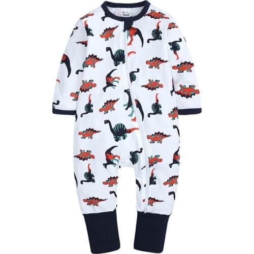 Cartoon Print Baby Girl Clothes Spring Autumn Newborn Baby Girl Romper Cotton Long Sleeve Toddler Rompers 3-18 Months