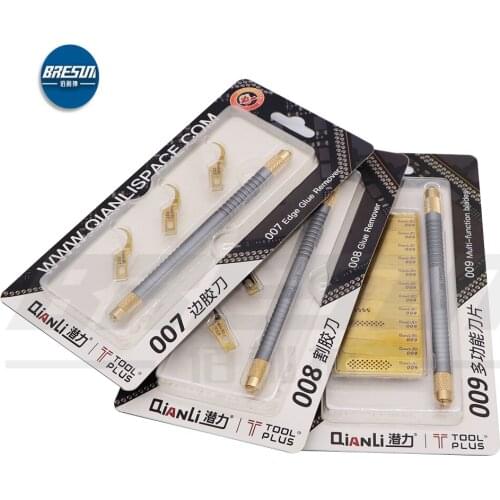 QIANLI 007 008 009 011 Professional mobile phone Maintenance Tool knife Chip IC Glue Removal Scraper Sheath for Iphone CPU