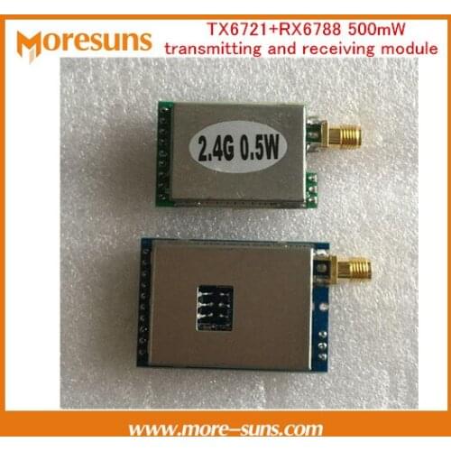TX6721+RX6788 500mW long-distance wireless transmit figure FPV module suit/ Wireless Display transmitting and receiving module