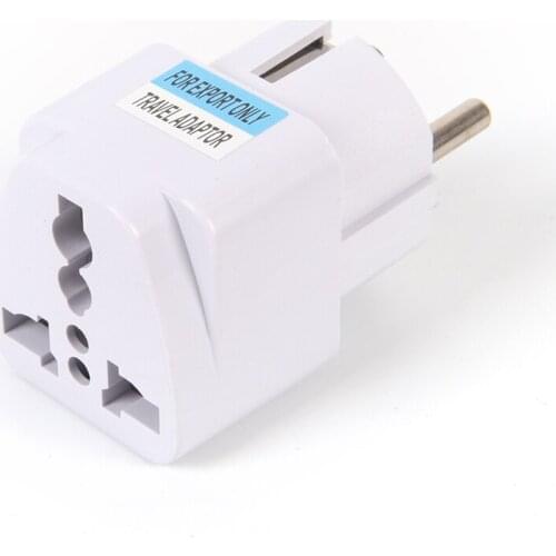 Universal US UK AU To EU Plug USA To Euro Europe Travel Wall AC Power Charger Outlet Adapter Converter 2 Round Pin