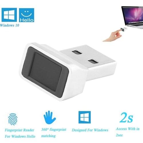 USB Fingerprint Reader laptop Fingerprint Encryption For Windows 10 32/64 Bits Password-Free Login/Sign-In PC & Laptops