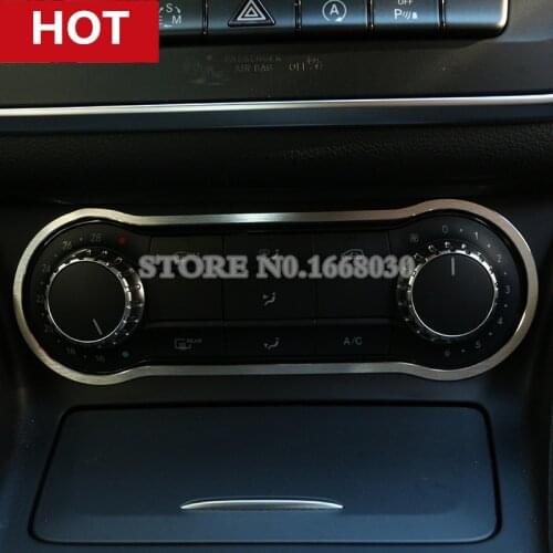 Inner Center Console Air Condition Button Cover Trim For Benz CLA C117 X117 W117 2013-2018 Car accesories interior Car Trim