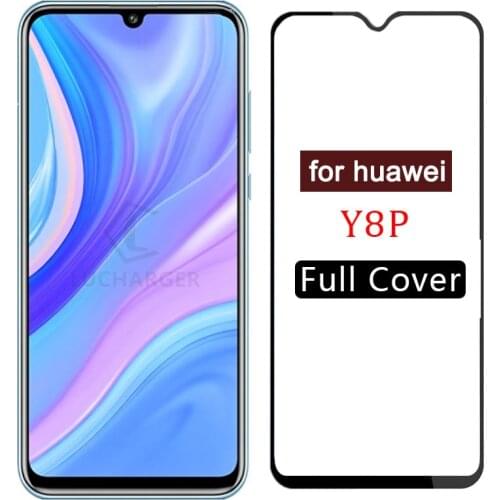 Protective Glass for Huawei y8p Tempered Glass Screen Protector on y 8p 8 y8 p Glas Huawey Huwei Hawei Huawi Huawe Huawai 6.3 3d