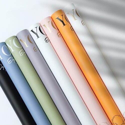 10pcs/lot Valentines Day Flower Wrapping Paper Gift Bouquet Packaging Materials Florist Supply 58x58cm