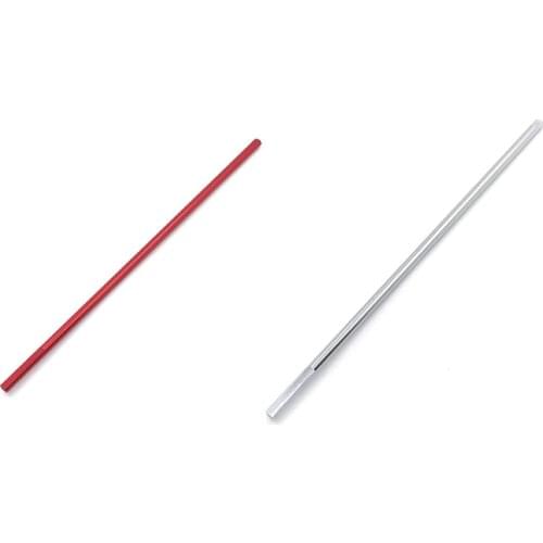 2x Metal Central Drive Shaft Upgrade Accessories for Wltoys 124019 124018 1/12 RC Car Spare Parts,Red & Silver