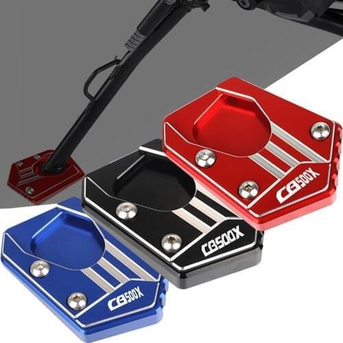 Motorcycle Side Stand Enlarge Extension Kickstand Plate Pad Support FOR HONDA CB500X CB 500X CB500 X 2013-2021 2020 2019 2018