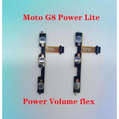 For Motorola Moto G8 Power Lite button strip Power Volume Up/Down Flex Cable