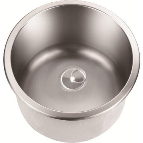RV Caravan Camper Boat SS Round Hand Wash Basin Kitchen Sink 265*120mm GR-577B