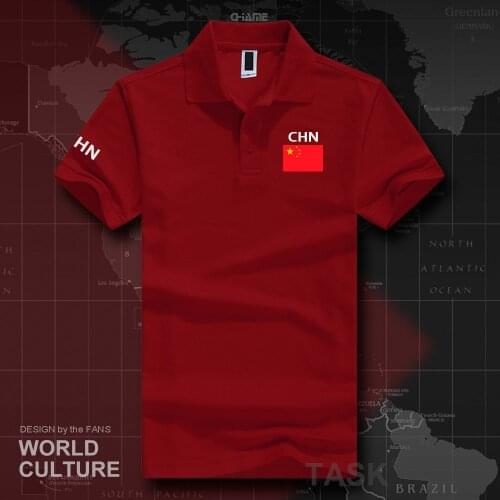 Hong Kong HongKong China polo shirts men short sleeve white brands printed for country 2017 cotton nation team flag new HK