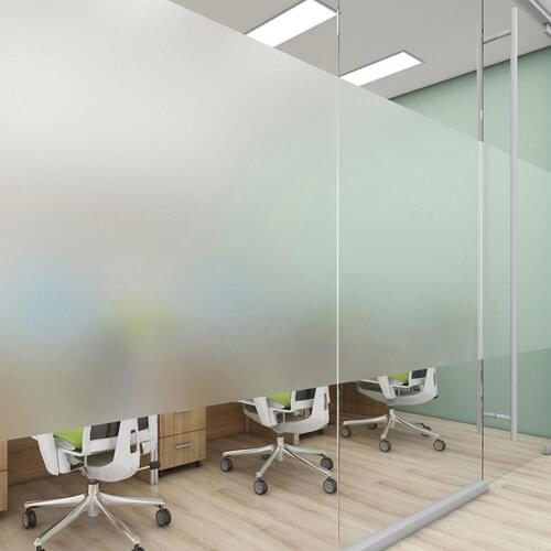 3D Matte Window Film Stained Glass Decorative Uv Window Sticker Privacy Frosted Self Adhesive Film Window Decal For Glass