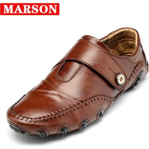 New British Men Casual Handmade Leather Shoes Octopus Soles Flats Men Shoes Men Footwear Classic Fashion Driving Shoes Plus Size