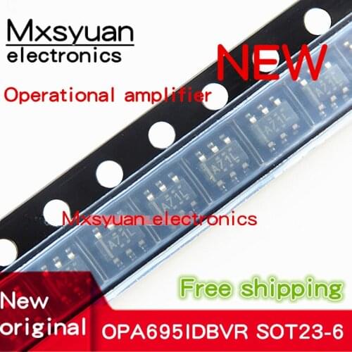 5pcs~50PCS/LOT OPA695IDBVR OPA695IDBVT A71L OPA6951DBVR SOT23-6 New original Operational amplifier