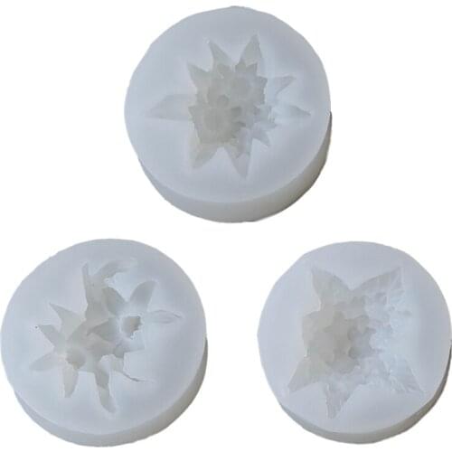 Sunflowers/Daffodils/Lilacs Listing Tag Epoxy Resin Mold Handmade Flower Aromatherapy Plaster Candle Silicone Mould DIY Crafts