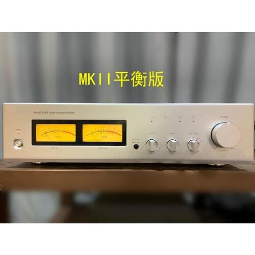 Bile pre-amplifier Siu Mai audio ARC LS22 tube Class A VU meter 6N11 6922 fully balanced