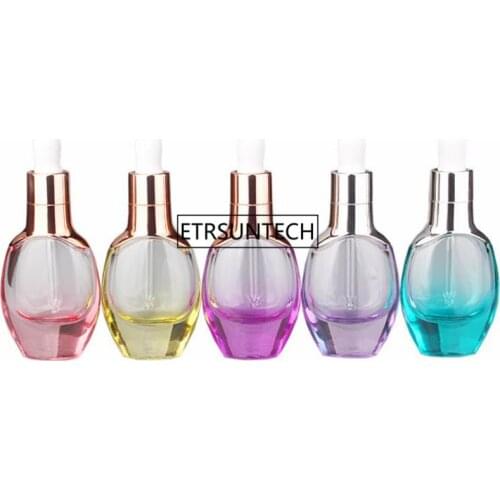 30ML Glass Bottle Pipette Dropper Essential Oil Bottles, Cosmetics Essence Emulsion Packing Bottle F1873
