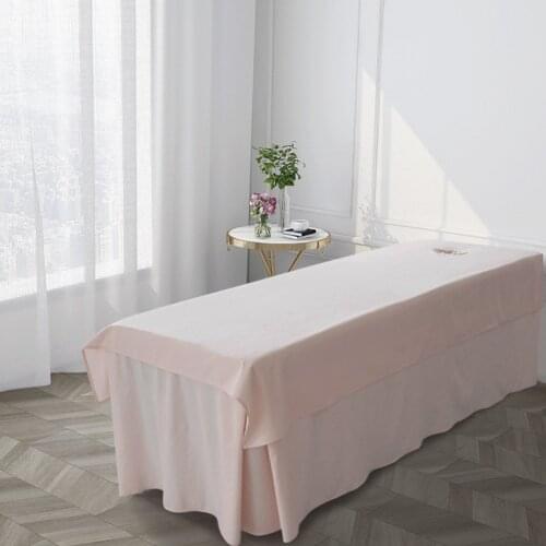 1Pcs Corduroy Beauty Salon Sheets SPA Massage Treatment Bed Table Cover Sheets With/without Hole