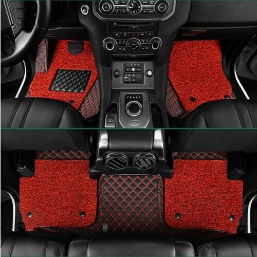 High quality ! Custom special car floor mats for Ford Mustang 2013-2005 2 door waterproof double layers carpets for Mustang 2011