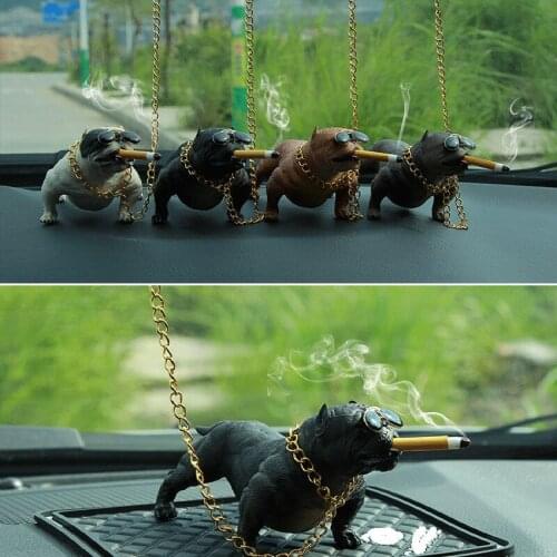 High Grade Car Interior Fashion Simulation Dog Doll Interior Accessories Ornaments Car Dog Decoration Creative Personality
