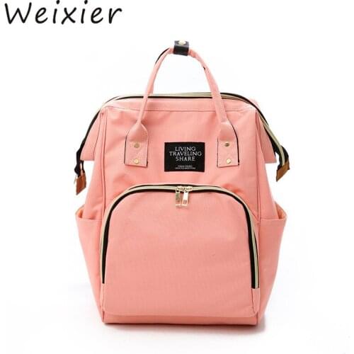 WEIXIER Cura Sacchetto Della Mummia Maternita Del Pannolino Del Sacchetto Del Bambino Del Sacchetto di Marca di Grande QW-02-1