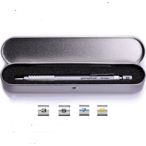 Japanese Pentel Mechanical pencil PG Series Automatic With Iron Gift Case 0.3 0.5 0.7 0.9mm