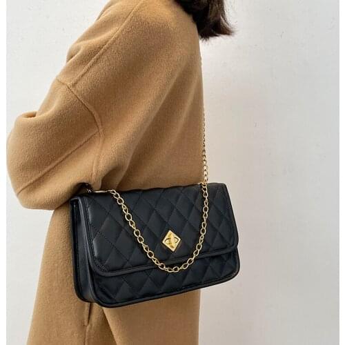 Fashion Women Pu Leather Handbags Shoulder Bags Designer Ladies Chain Crossbody Bags for Women Casual Female Messenger Bag New