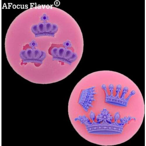 1 Pc 3D Crown Silicone Baking Mold Soft Candy Cake Making Chocolate Candy Cookies Cake Soap Mold Kitchen Fondant Molds