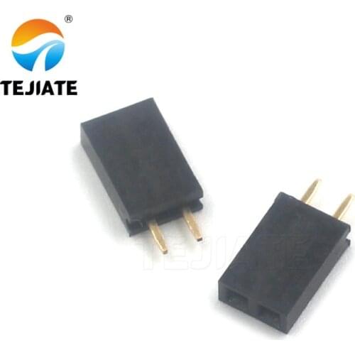 20PCS Single Row Female Header Row Female Base Pin Socket 1*2/3/4/5/6/7/8/10/12/16/20/40P Spacing 2.54MM Straight/Bent Pin