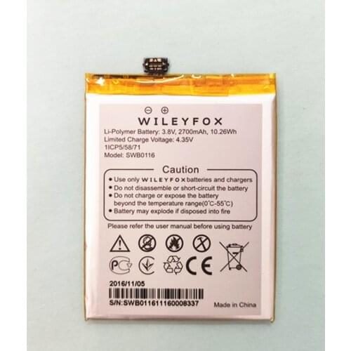 B-TAIHENG 2700mAh SWB0116 Battery for Wileyfox Swift 2 /2 Plus High Quality mobile phone Battery for Wileyfox Swift 2 /2 Plus