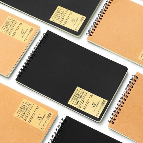B5 Spiral Notebook Upturn Coil Note book Lined Blank Grid Paper Journal Diary Sketchbook For School Office Stationery