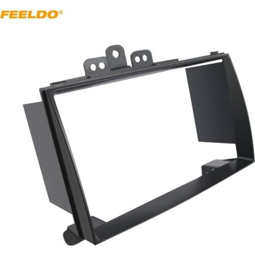 FEELDO 2Din Car CD/DVD Radio Fascia Frame Installation Kit For Hyundai I-20 2008+ Stereo Dash Facde Panel Plate Frame Bezel