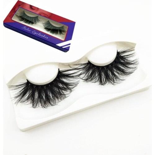 HBZGTLAD New Eyelashes 3D Lashes 25mm Mink False Eyelashe Fluffy Soft Eyelash Dramatic Makeup Lashes Mink 3D Lash Natural Long