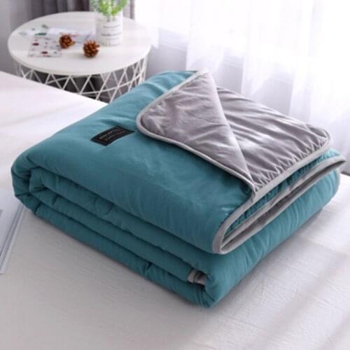 Washed cotton summer cool quilt Japanese style air-conditioned for students