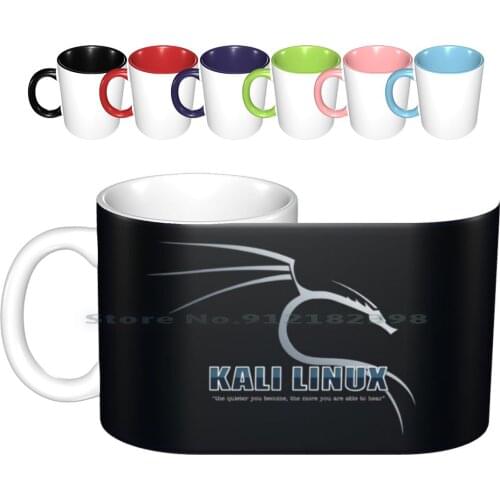 Kali Linux Ceramic Mugs Coffee Cups Milk Tea Mug Kali Linux Hacker Hack Hacker Anonymouse Anonymous Mr Robot Eliiot Alderson