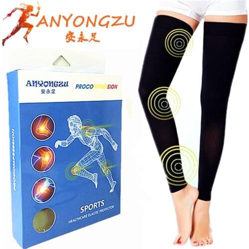 Medical Relieve Pain Promote Blood Circulation Breathable Compression Pressure Stocking Prevent Varicose Veins Knee-high Socks
